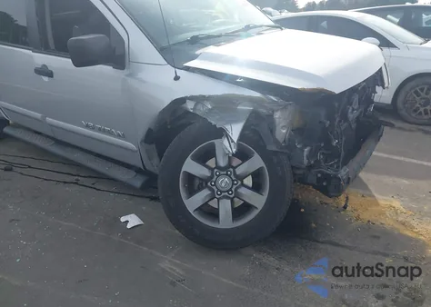 2015 Nissan Titan Sv z USA, uszkodzony, nr VIN 1N6BA0ED9FN511409